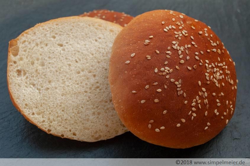 Schnelle Hamburger-Brötchen / Hamburger Buns › SiMPELMEiER